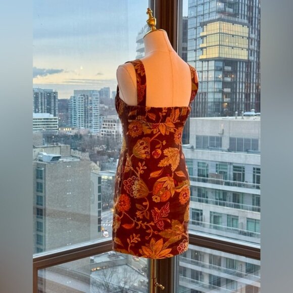 🆕 SIR THE LABEL 🧿 NWOT Floral Linen Minidress, Mojave Print - Sz 1 US XS - Picture 7 of 16